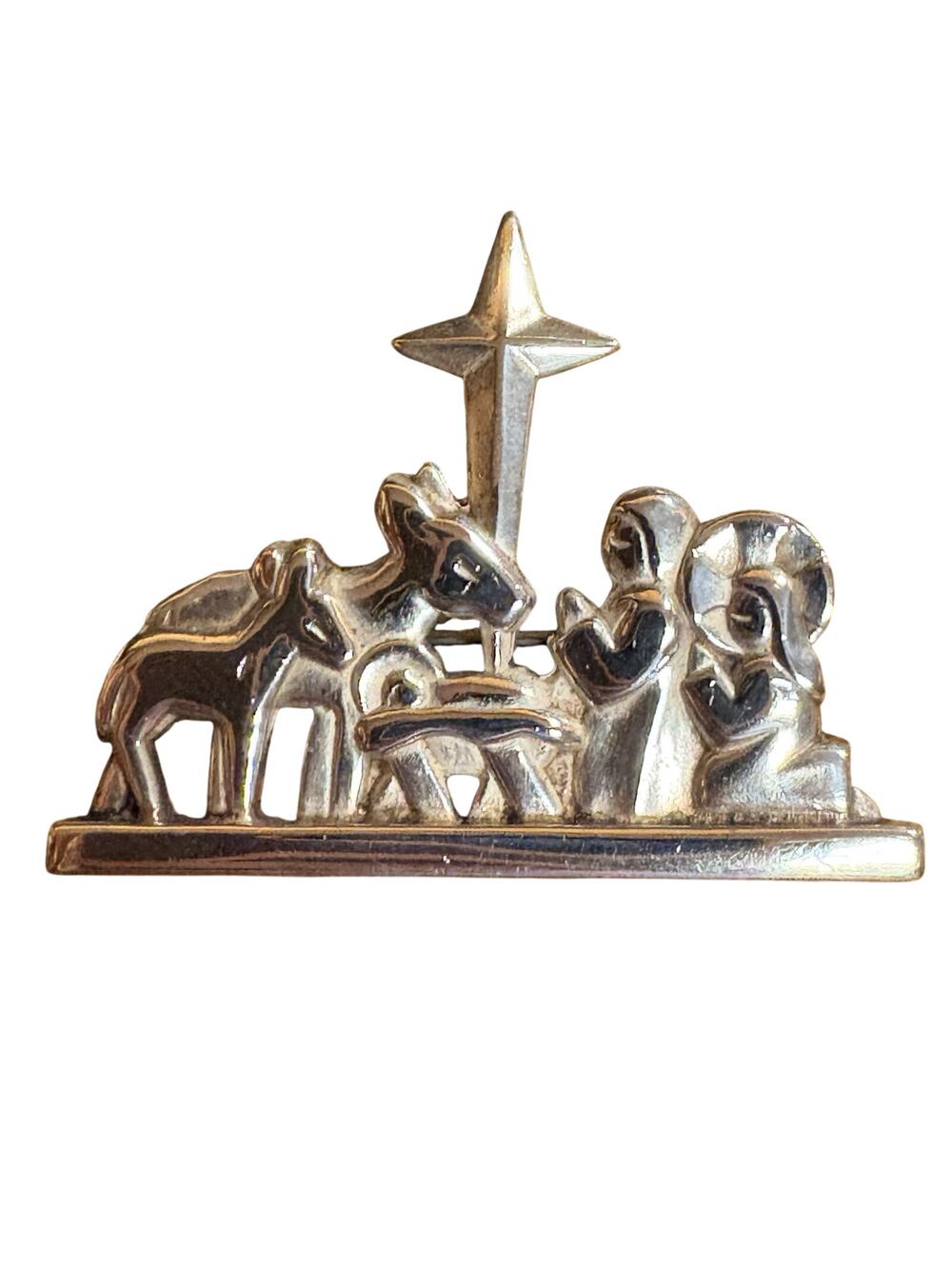 James Avery Navity Scene Brooch/Pin Sterling Silver Retired Collectors Item